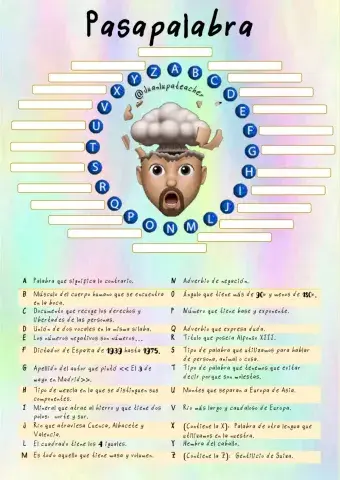 Pasalabra repaso 6º