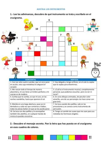 Adivina los instrumentos