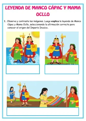 Leyenda de Manco Cápac y Mama Ocllo