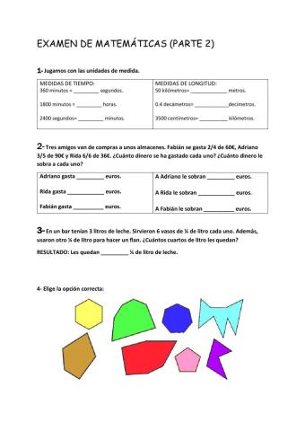 Repaso 4º-5º primaria