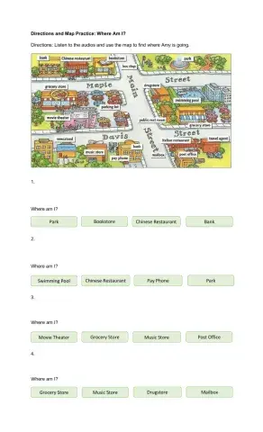 Directions and Map Practice: Where am I?