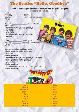 The Beatles: Hello, Goodbye