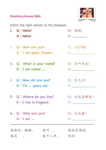 Greeting phrases Q&A
