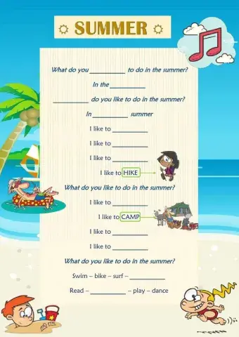 Summer - song - easy version