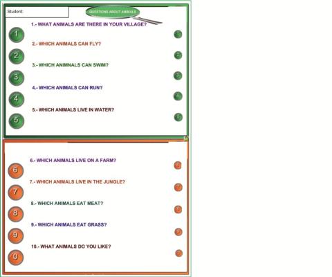 Animal QuestionsTest