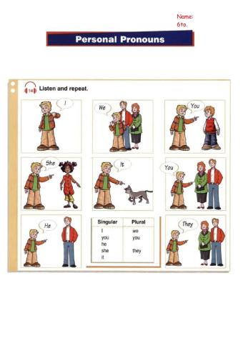 Personal Pronouns