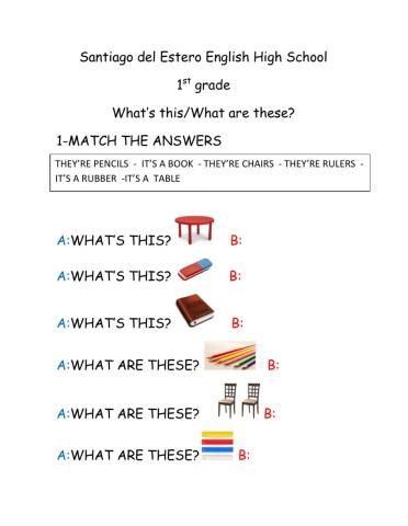 What's this-what are these