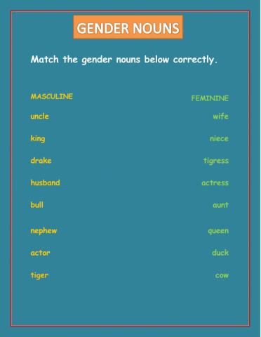 Gender Nouns