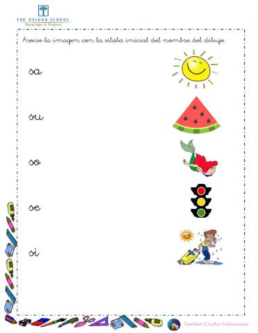 Sílabas sa se si so su