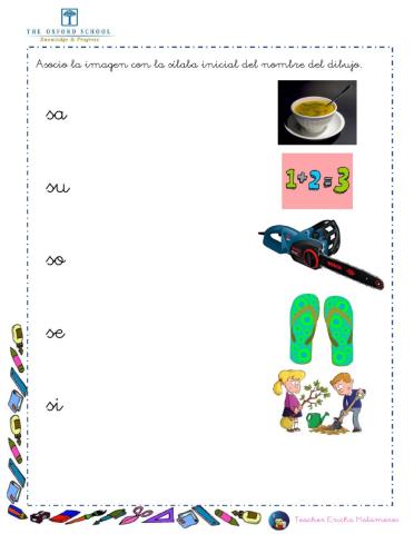 Sílabas sa se si so su