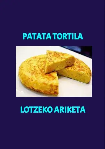 16.patata tortila lotzeko ariketa