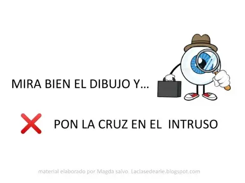 Busca el intruso