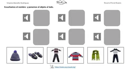 Vocabulario ropa 2 con  audio