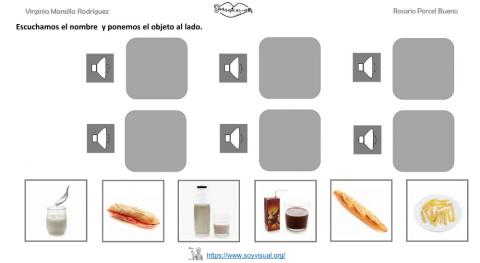 Vocabulario alimentos 1 con audio