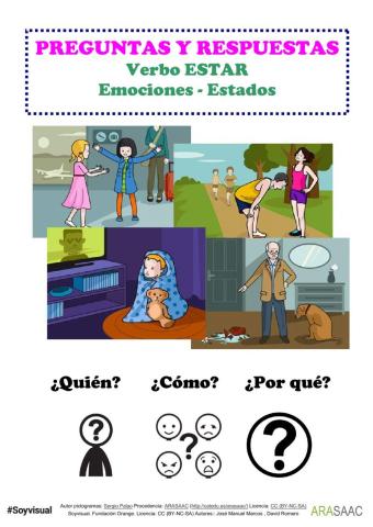 Respondemos a preguntas con ESTAR-EMOCIONES (I)