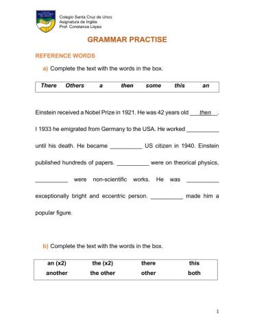 Grammar Practise IVº (2)