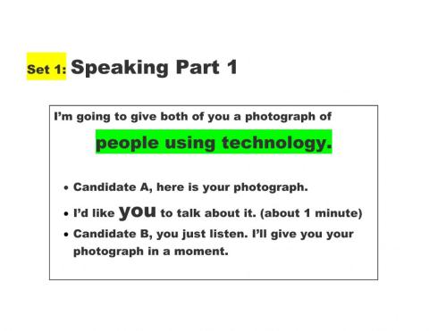 Speaking test