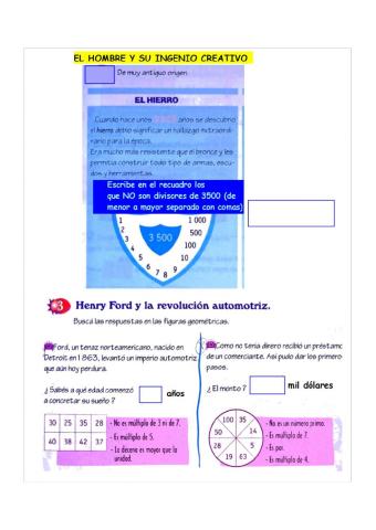 Práctica múltiplos y divisores