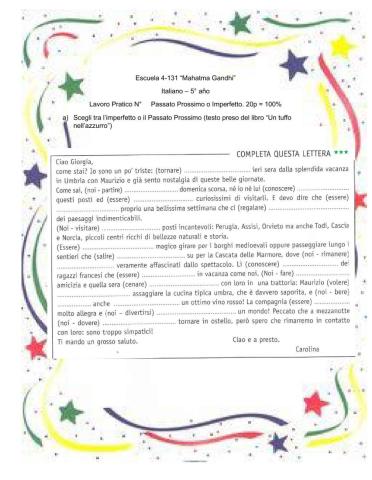 Imperfetto - Passato Prossimo