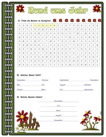 Rund ums jahr