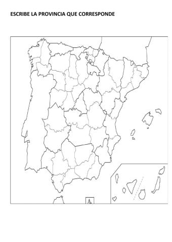 Mapa de españa