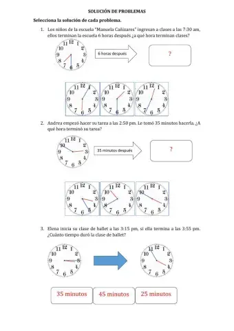 Solución de problemas (tiempo)