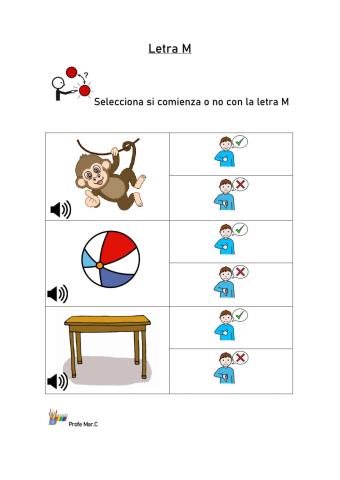 Letra M