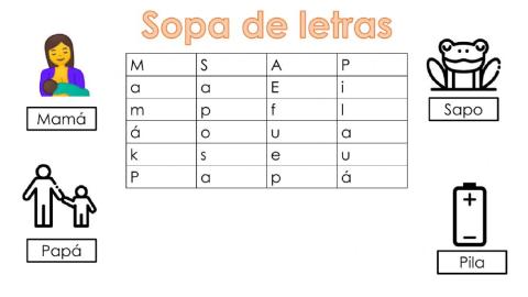 Sopa de letras