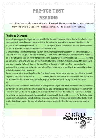 Reading and Listening Test