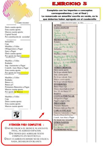 Inicio de actividades 5