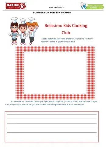5th Grades Belissimo Cooking Club-1