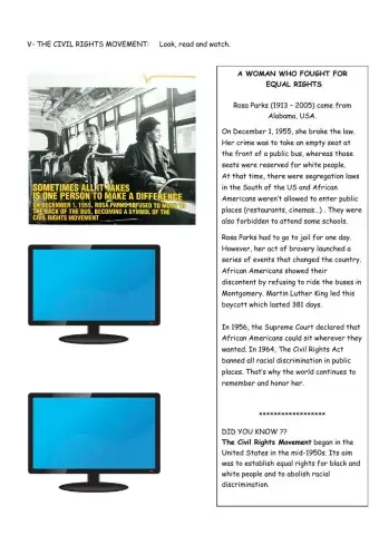 Rosa Parks and the bus boycott