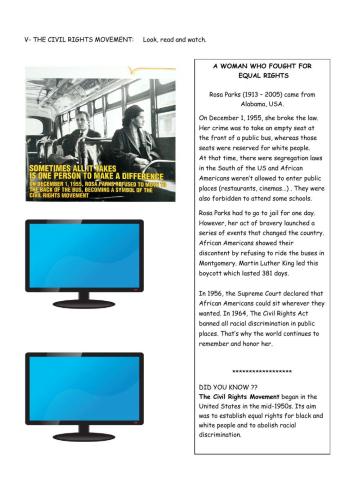 Rosa Parks and the bus boycott