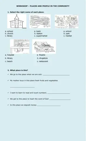 Places and community