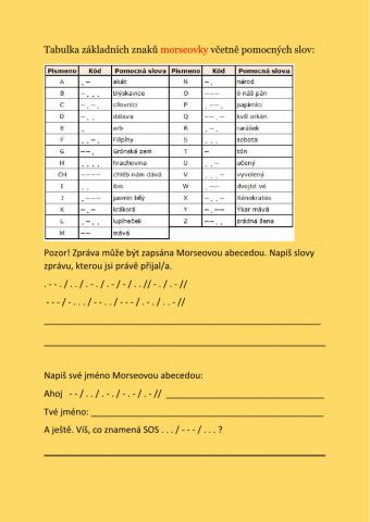Morseova abeceda