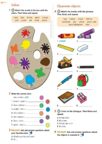 Colors, Numbers and Alphabet