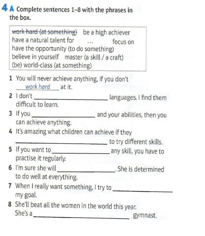 Voc. Success - Speakout - Unit 7