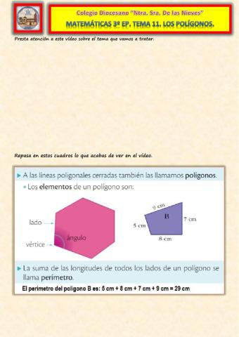 Tema 11. Los polígonos