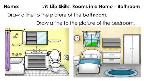 Rooms in the Home - Bathroom