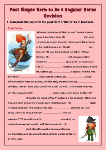 Past Simple Verb to Be & Regular Verbs Revision