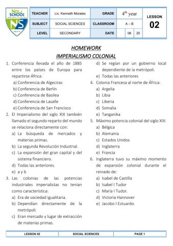 Imperialismo colonial