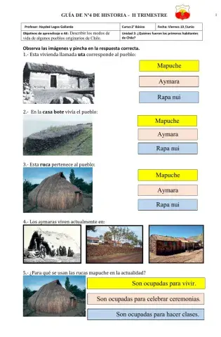 Viviendas de los pueblos originarios en Chile