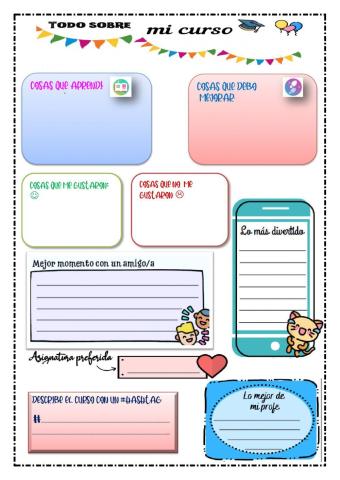 Reflexión final de curso