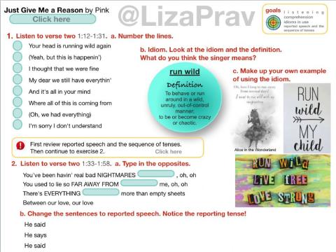 Just Give Me a Reason by Pink