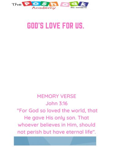 God's love for us