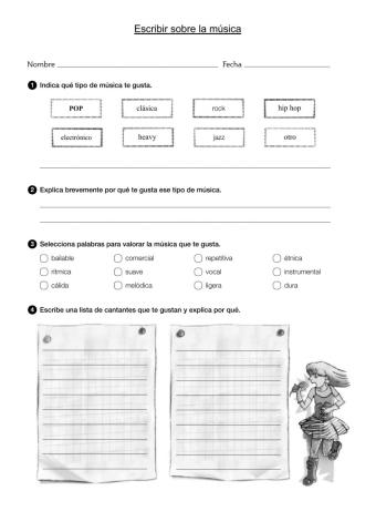 Escribimos sobre la música