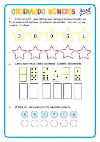 Ordenando los números