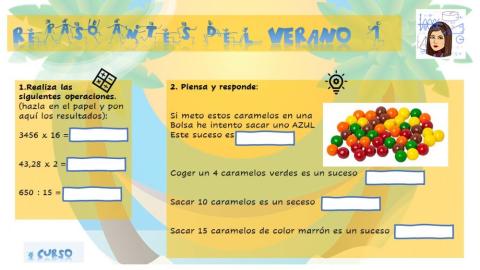 Repaso 4º matemáticas fin curso