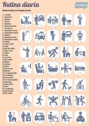 La rutina diaria
