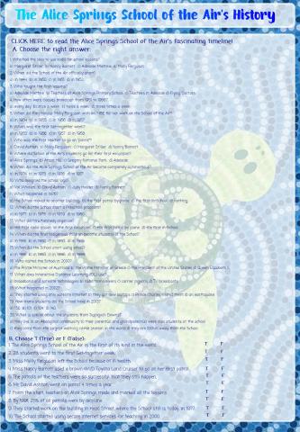 The Alice Springs School of the Air's History